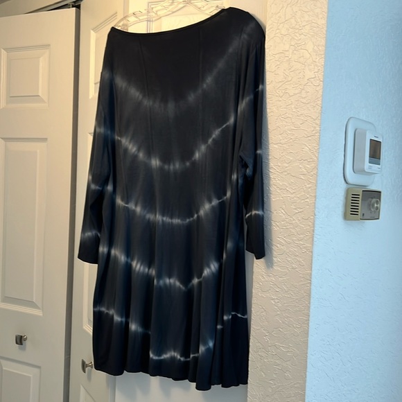 EVANS by CITY CHIC BOHO SZ 20 TIE DYE LONG SLEEVE TUNIC - Picture 5 of 6